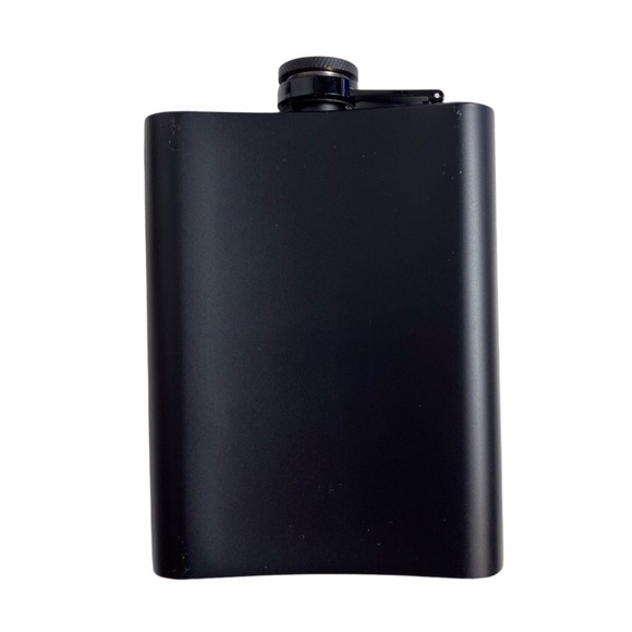 NIB Matte Black BLKSMITH Vodka Flask, “Trust Me, You Can Dance”, Stainless Steel - Picture 8 of 16